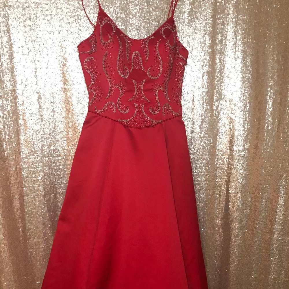 Red Ball Gown